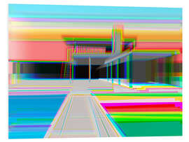 Foam board print Villa Palm Springs - Steffen Schuster