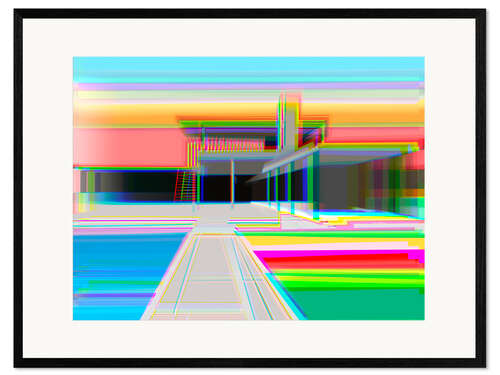 Framed art print Villa Palm Springs