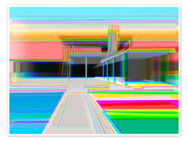 Wall print Villa Palm Springs - Steffen Schuster