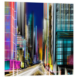 Hartschaumbild New York City