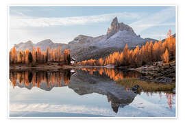 Reprodução Golden autumn in the Dolomites - Andreas Wonisch