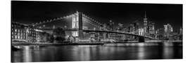 Cuadro de aluminio Magnificent NYC panorama from the waterfront in Brooklyn - Melanie Viola