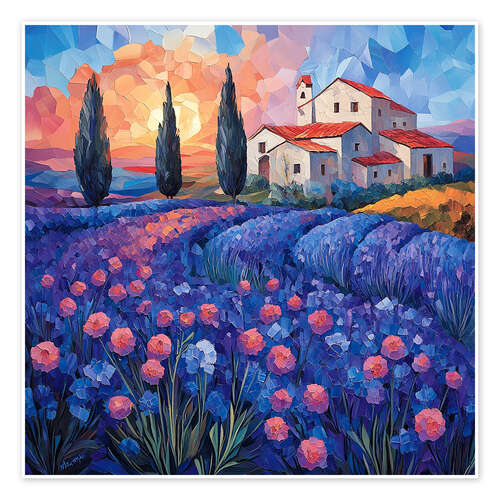 Póster Flowers from Provence