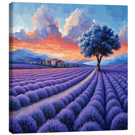 Obraz na płótnie Delicate lavender, Provence - Maria Tuzhilkina