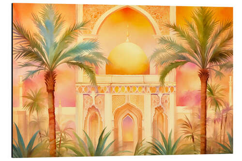 Aluminium print Tropical Jungle Palace