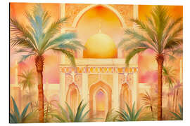 Tableau en aluminium Tropical Jungle Palace