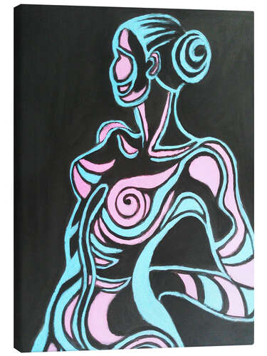 Lienzo Painted Woman Body