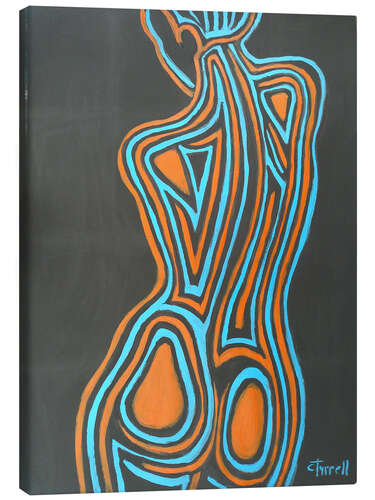Lienzo Tattooed Woman Body - Back
