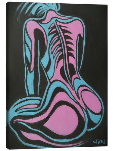 Lienzo Painted Woman Body - Purple