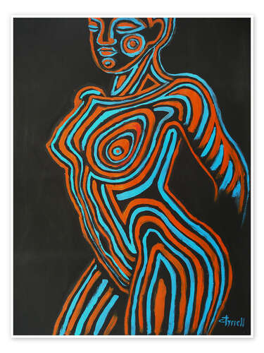 Juliste Tattooed Woman Body - Front