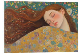 Hartschaumbild Das wallende Haar