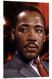 Tableau en verre acrylique Dr Martin Luther King