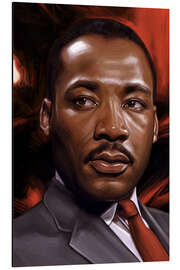 Tableau en aluminium Dr Martin Luther King