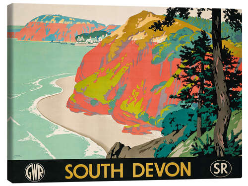 Tableau sur toile South Devon