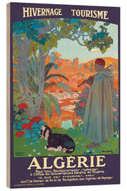 Print på træ Algérie - Vintage Travel Collection