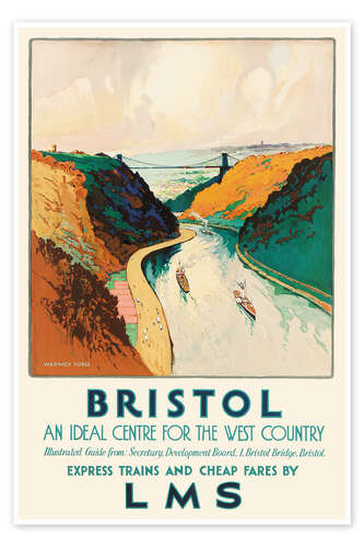 Plakat Bristol, An Ideal Centre For The West Country