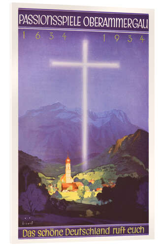 Acrylic print Passionsspiele Oberammergau