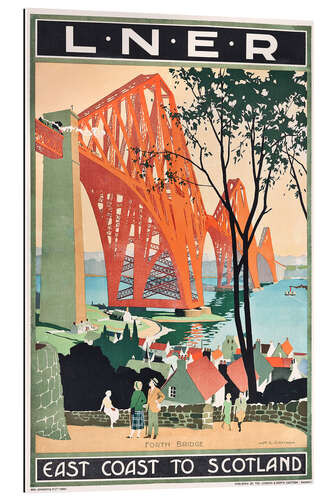 Gallery print LNER East Coast to Scotland