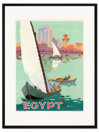 Gerahmter Kunstdruck Egypt - H. Hashim