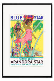 Gerahmter Kunstdruck Arandora Star - South Africa, Java, Malaya, Ceylon, Egypt