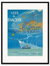 Framed art print Vers la banquise - Voyage au Spitzberg