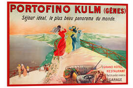 Hartschaumbild Portofino Kulm