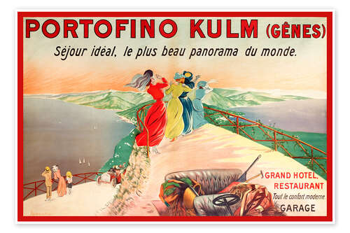 Poster Portofino Kulm