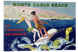 Acrylglasbild Monte Carlo Beach - Le Paradis Retrouvé