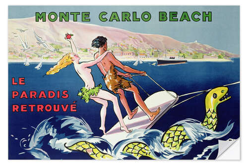 Wall sticker Monte Carlo Beach - Le Paradis Retrouvé