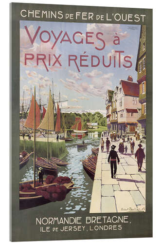 Quadro em acrílico Voyages à Prix Réduits, Normandie Bretagne