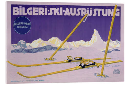 Acrylic print Bilgeri Ski Equipment