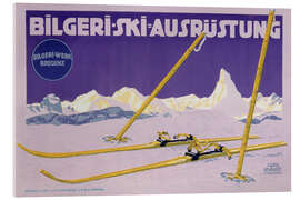 Acrylic print Bilgeri Ski Equipment - Vintage Ski Collection