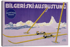 Canvas print Bilgeri Ski Equipment - Vintage Ski Collection