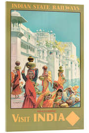 Acrylglasbild Indian State Railways - Visit India