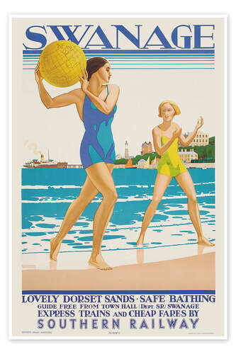 Plakat Swange - Lovely Dorset Sands