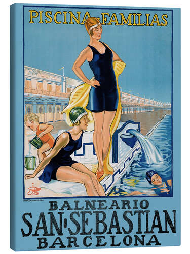 Lærredsbillede Balneario San Sebastian, Barcelona