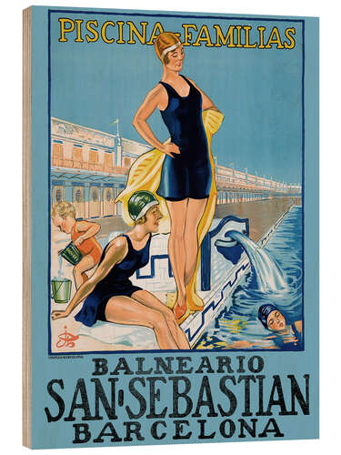 Holzbild Balneario San Sebastian, Barcelona