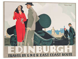 Akrylbillede Edinburgh - East Coast Route