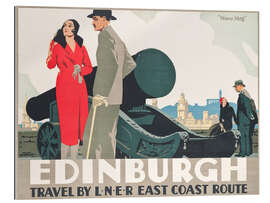 Gallery print Edinburgh - East Coast Route