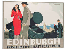 Magnettafel Edinburgh - East Coast Route