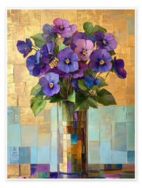 Tavla Bouquet of violets - DejaReve