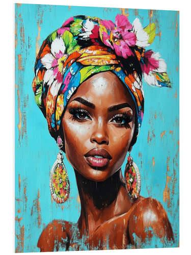 Foam board print Floral Beauty