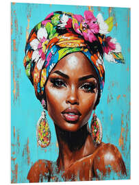 Foam board print Floral Beauty - DejaReve