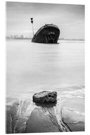 Acrylglasbild Schiffswrack "Uwe" Hamburg - Nils Steiner
