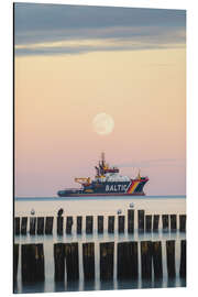 Alubild Abendstimmung an der Ostsee - Nils Steiner