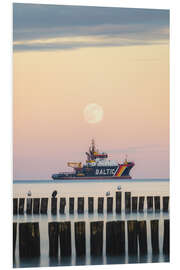 Hartschaumbild Abendstimmung an der Ostsee - Nils Steiner