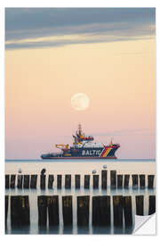 Wall sticker Evening atmosphere on the Baltic Sea - Nils Steiner