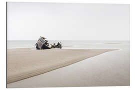 Alubild Boot an der Ostsee - Nils Steiner