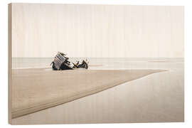 Tableau en bois Boat on the Baltic Sea - Nils Steiner