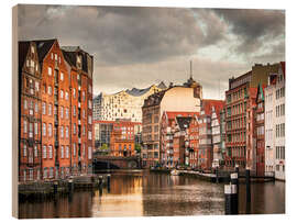 Cuadro de madera Deichstraße, Hamburg - Nils Steiner